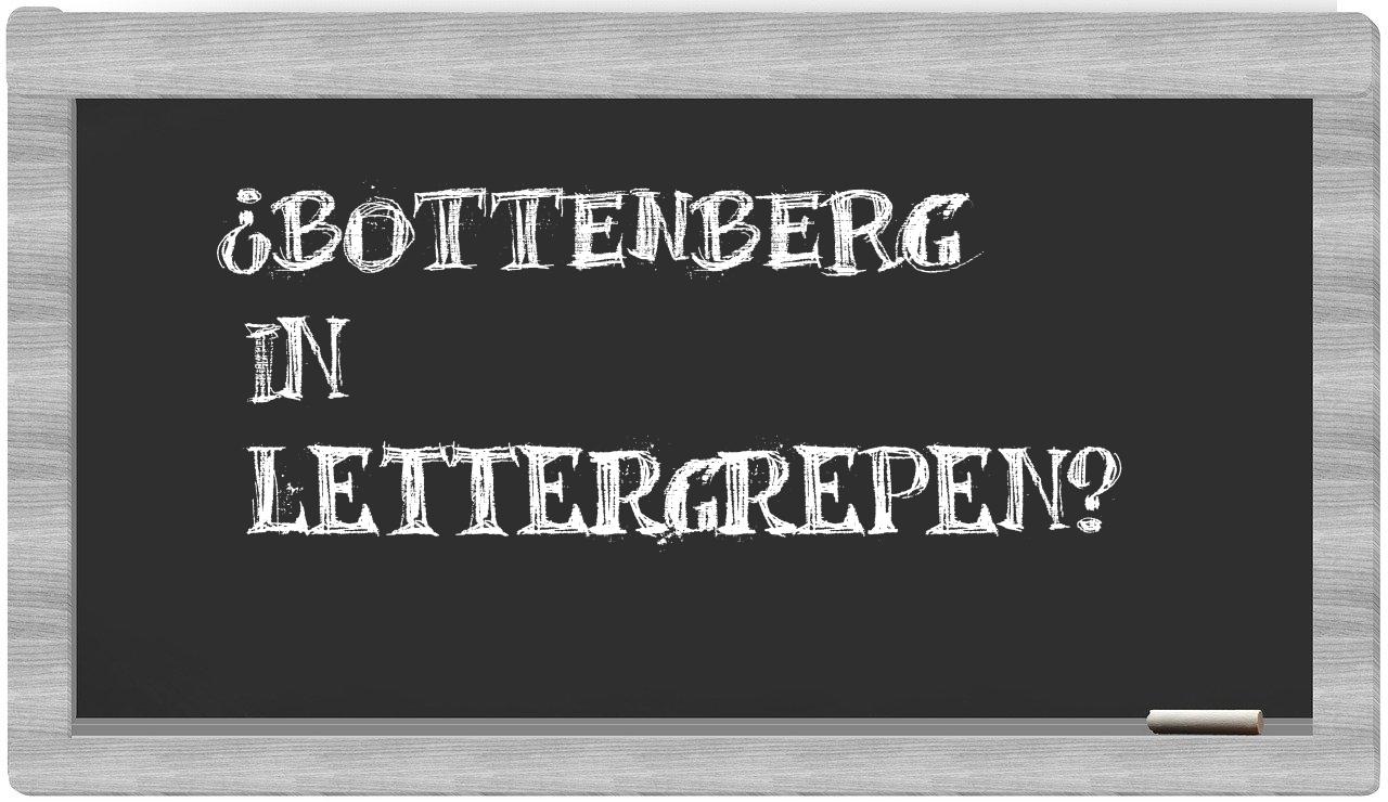 ¿Bottenberg en sílabas?