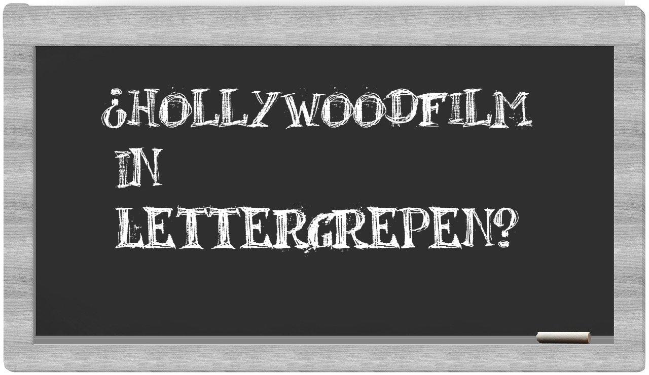 Hollywoodfilm in syllables