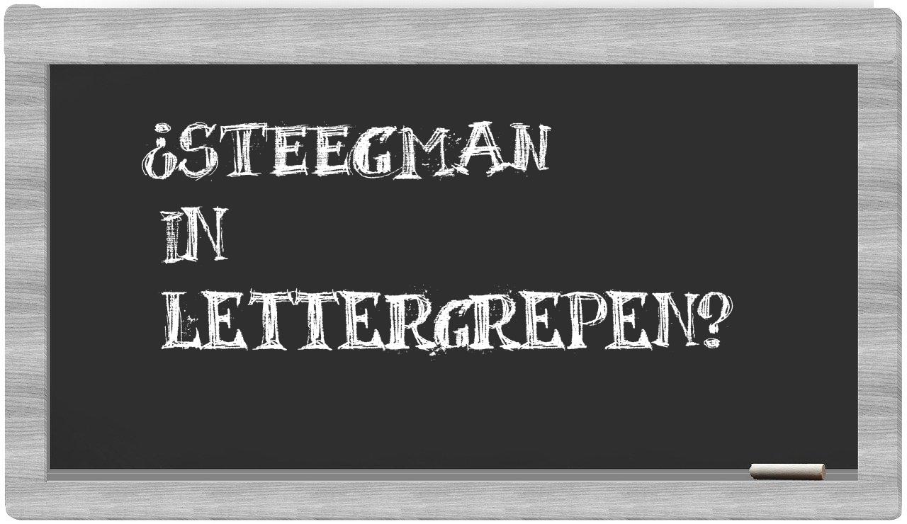 ¿Steegman en sílabas?