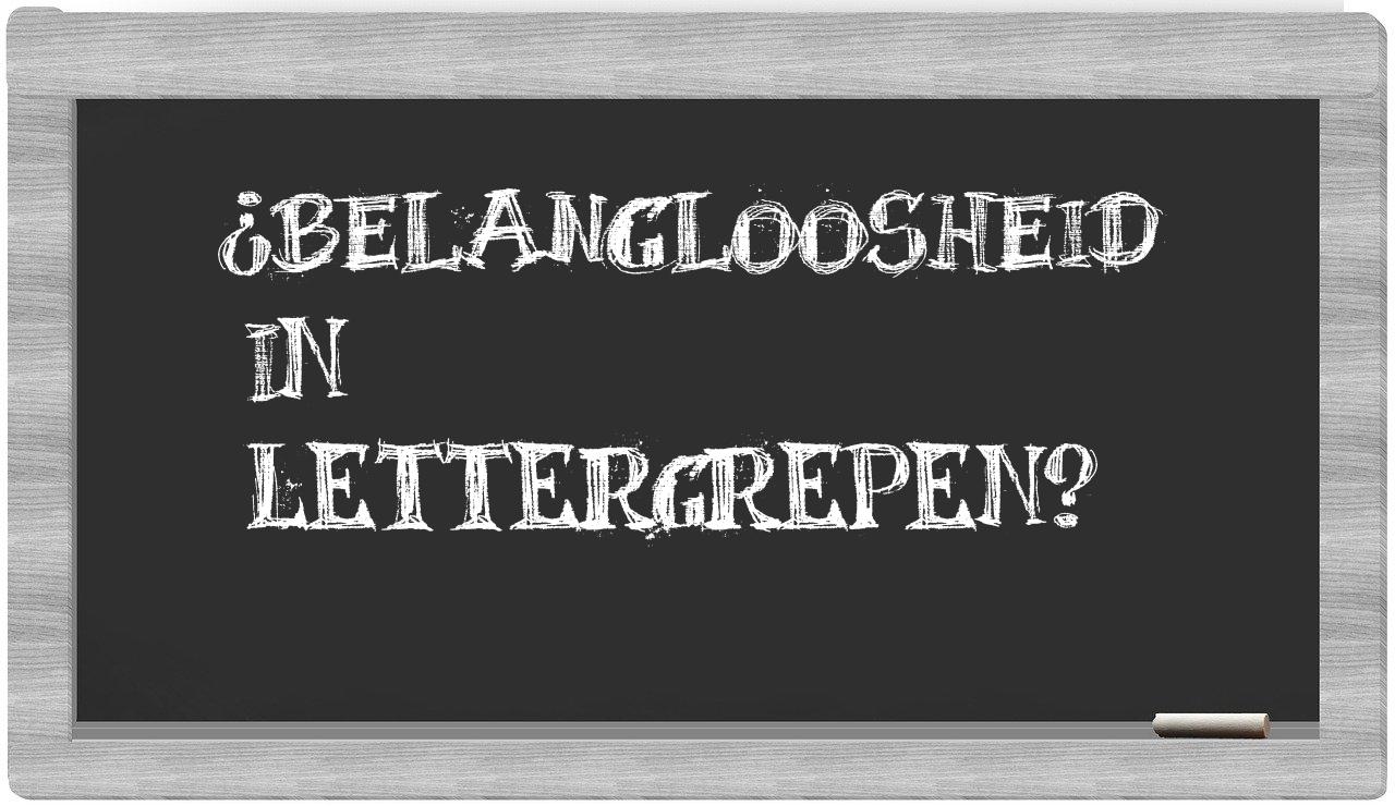 belangloosheid in syllables