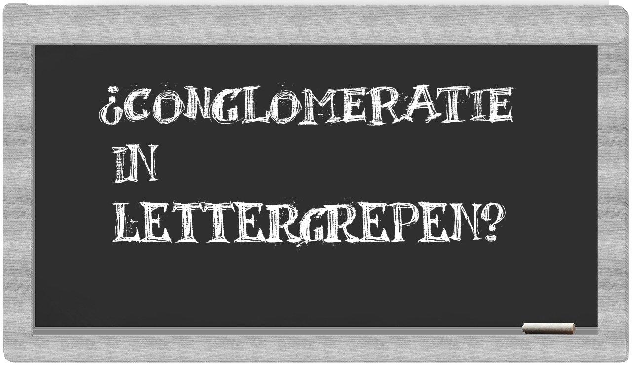 conglomeratie in syllables