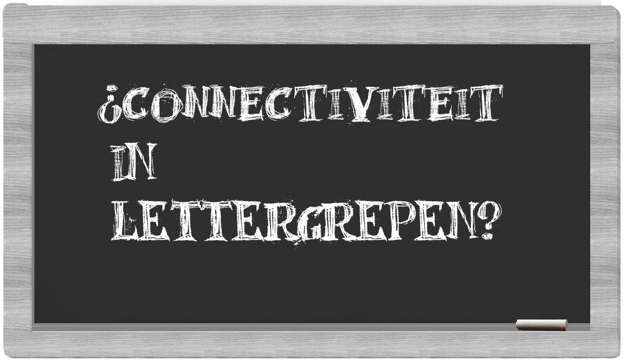 connectiviteit in syllables