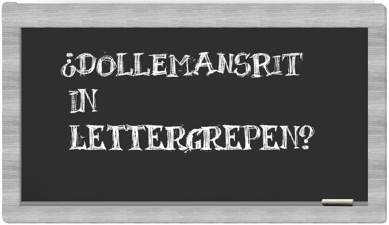 dollemansrit in syllables