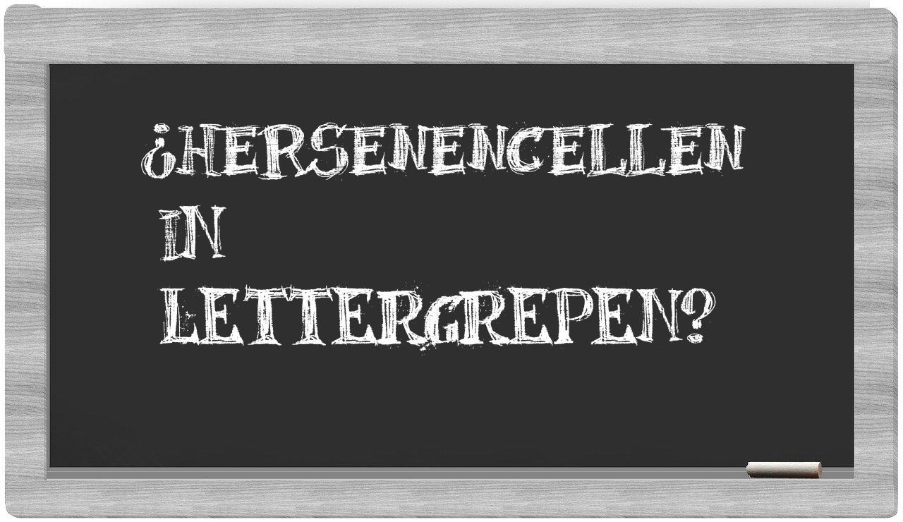 hersenencellen in syllables