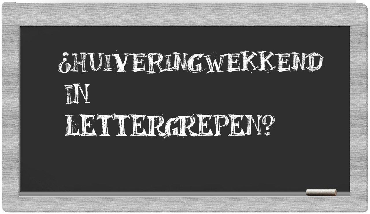 huiveringwekkend in syllables