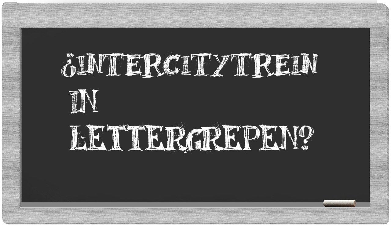 ¿intercitytrein en sílabas?