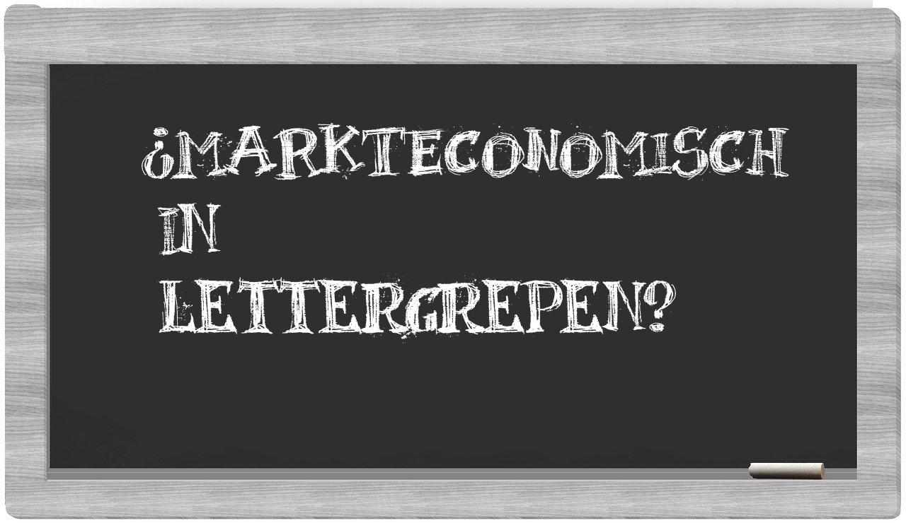 ¿markteconomisch en sílabas?