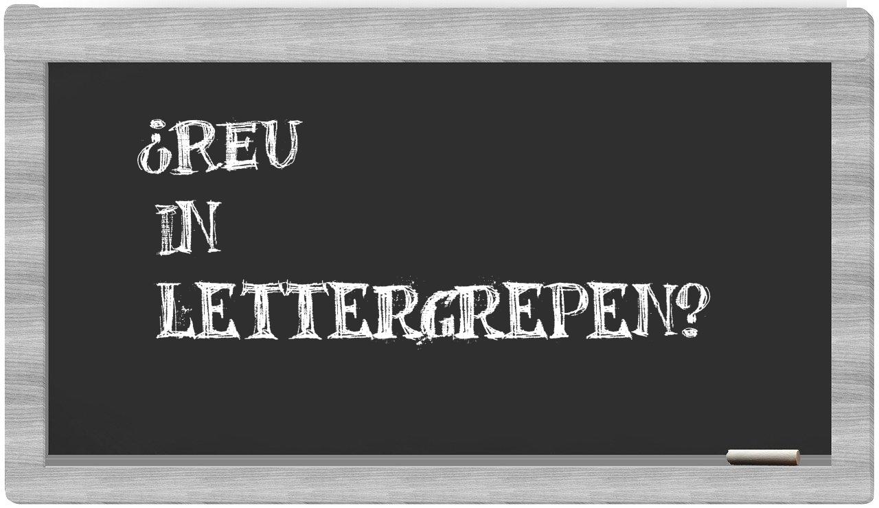 ¿reu en sílabas?