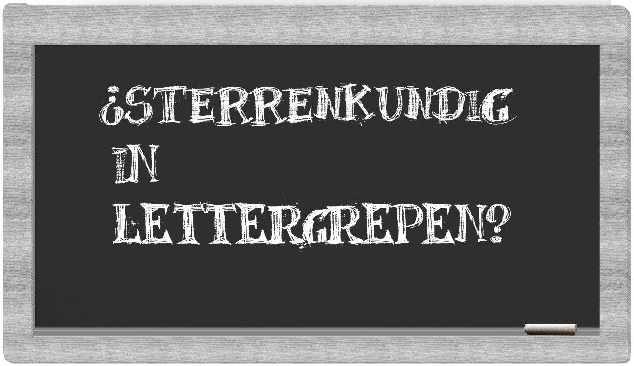 ¿sterrenkundig en sílabas?